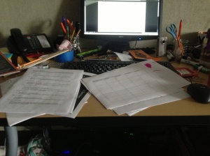 My desk. See, no paper to be seen!